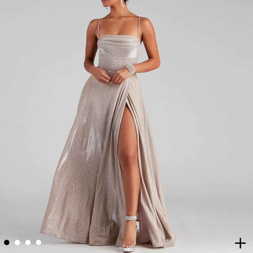 WINDSOR Denice Corset A Line Wrap Formal Dress